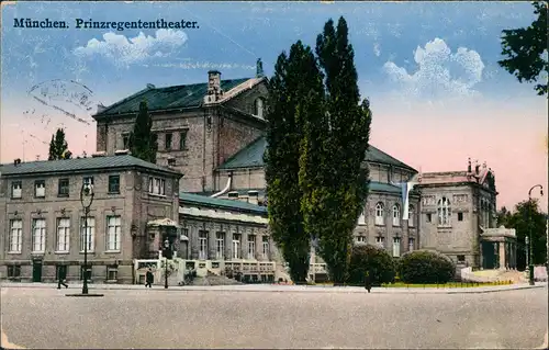 Ansichtskarte München Prinzregententheater 1932