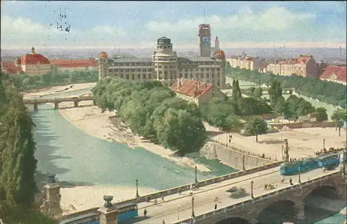 Ansichtskarte München Deutsches Museum 1932