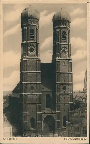 Ansichtskarte München Frauenkirche 1928