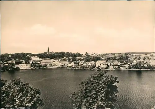 Ansichtskarte Malchow (Mecklenburg) Blick über den See 1962