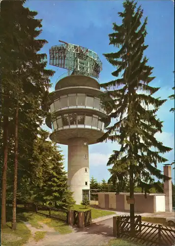 Ansichtskarte Neunkirchen (Baden) Radar-Turm auf N.Höhe Odenwald 1973