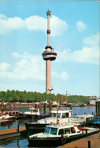 Postkaart Rotterdam Rotterdam Euro Mast - Schiffe 1980