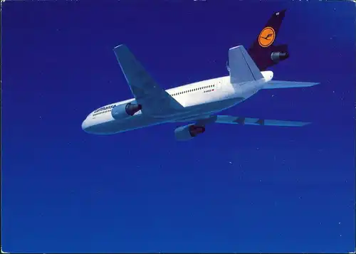 Ansichtskarte  Lufthansa McDonnell Douglas DC 10-30 Flugwesen - Flugzeuge 1987