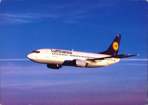 Ansichtskarte  Lufthansa Boeing 737-300 Flugwesen - Flugzeuge 1978