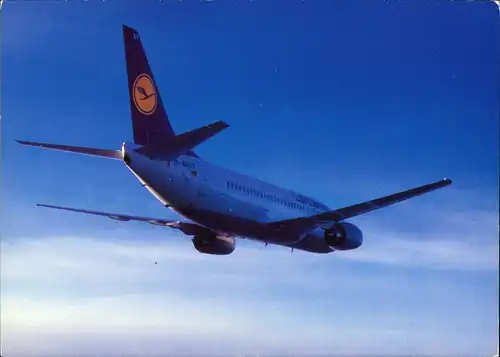 Ansichtskarte  Lufthansa Boeing 737-300 Flugwesen - Flugzeuge 1986