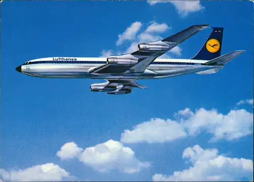 Lufthansa Boeing 707 Intercontinental Jet Flugwesen - Flugzeuge 1984