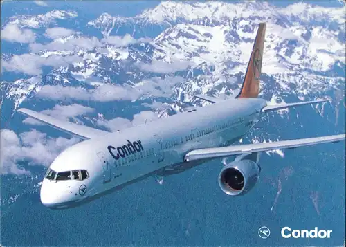 Ansichtskarte  Condor Boeing 757-200 Flugwesen - Flugzeuge 1985