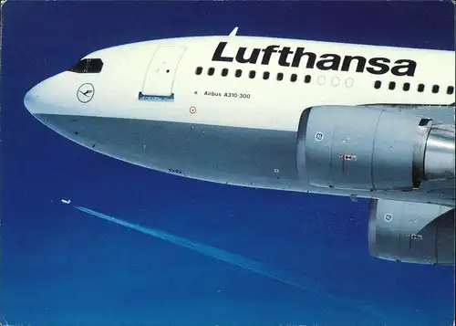 Ansichtskarte  Lufthansa Airbus A310-300 Flugwesen - Flugzeuge 1984