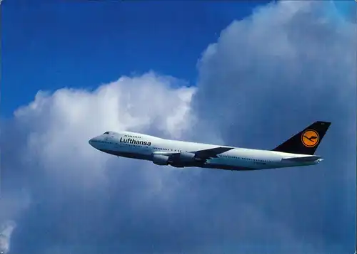 Ansichtskarte  Lufthansa Boeing 747-200 Flugwesen - Flugzeuge 1993