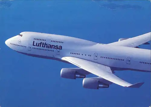Ansichtskarte  Lufthansa Boeing 747-400 Flugwesen - Flugzeuge 1994