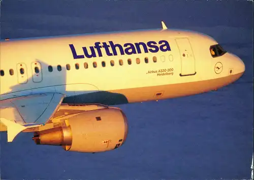 Ansichtskarte  Lufthansa Airbus A320-200 Flugwesen - Flugzeuge 1994