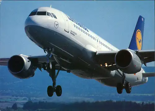Ansichtskarte  Lufthansa Airbus A320-200 Flugwesen - Flugzeuge 1994