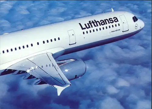 Ansichtskarte  Lufthansa Airbus A321-100 Flugwesen - Flugzeuge 1993