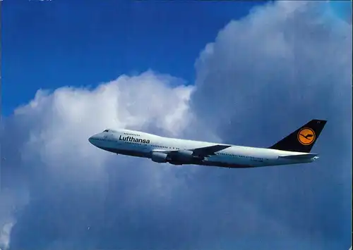 Ansichtskarte  Lufthansa Boeing 747-200 Flugwesen - Flugzeuge 1992