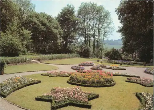 Ansichtskarte Großkochberg Schloss Kochberg - Park 1976