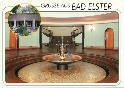 Ansichtskarte Bad Elster Marien- Albert und Königsquelle 1995