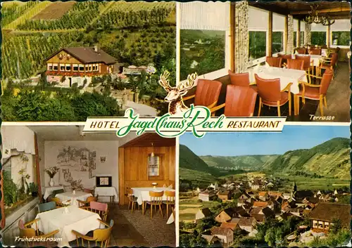 Ansichtskarte Altenahr Jagdhaus Rech Restaurant MB 1960