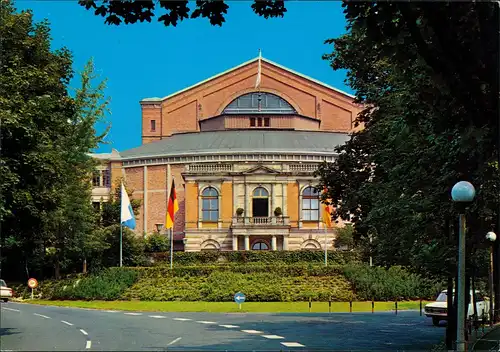 Ansichtskarte Bayreuth Festspielhaus 1973