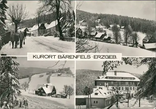 Bärenfels (Erzgebirge)-Altenberg (Erzgebirge) Winteransichten 1976