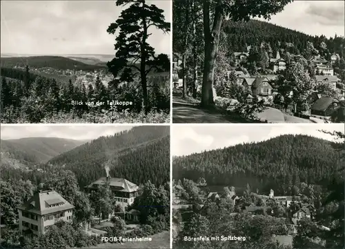 Bärenfels (Erzgebirge)-Altenberg (Erzgebirge) Stadtteilansichten 1975