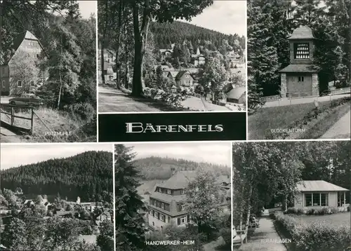 Bärenfels (Erzgebirge)-Altenberg (Erzgebirge) Glockenturm, Stadt 1976