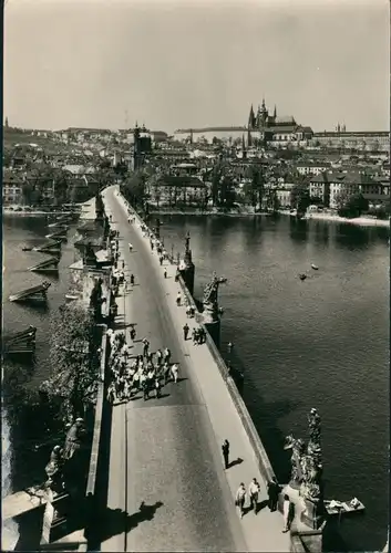 Postcard Prag Praha Stadtblick 1965