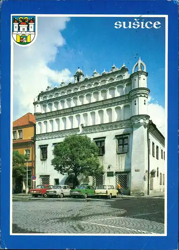 Postcard Susice RENESANČNÍ BUDOVA MUZEA 1979