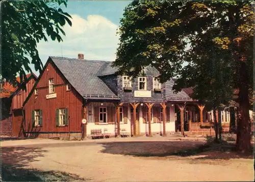 Ansichtskarte Friedrichroda Heuberghaus am Rennsteig 1962