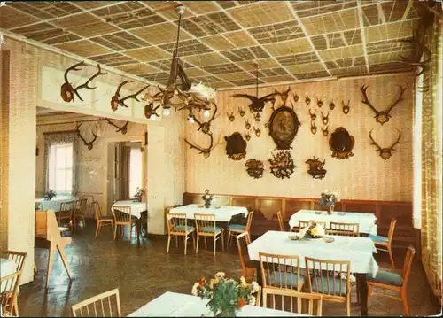 Ansichtskarte Moritzburg Adams Gasthof - Innen 1968