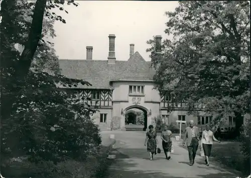 Ansichtskarte Potsdam Schloss Cecilienhof - Menschen 1974