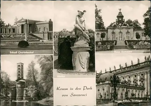 Ansichtskarte Potsdam Schloss Sanssouci MB 1966