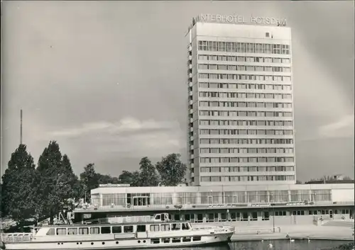 Ansichtskarte Potsdam Interhotel Schiff Weiße Flotte 1972