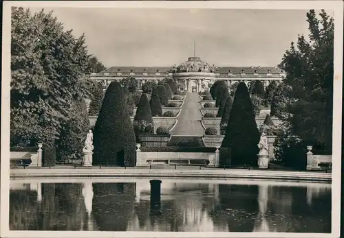 Ansichtskarte Potsdam Die Terrassen Sanssouci 1934