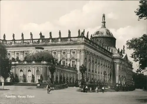 Ansichtskarte Brandenburger Vorstadt-Potsdam Neues Palais (Sanssouci) 1965