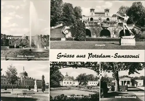 Ansichtskarte Potsdam Schlosspark Sanssouci MB 1969