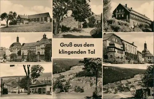 Ansichtskarte Klingenthal Aschberg (Vogtland) MB Bauden 1958