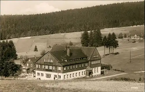 Ansichtskarte Mühlleithen-Klingenthal HO-Hotel "Buschhaus" 1959