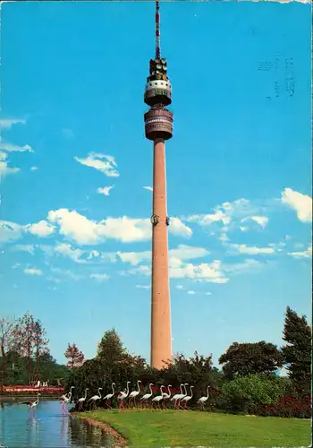 Ansichtskarte Dortmund Westfalenpark Fernsehturm 1984