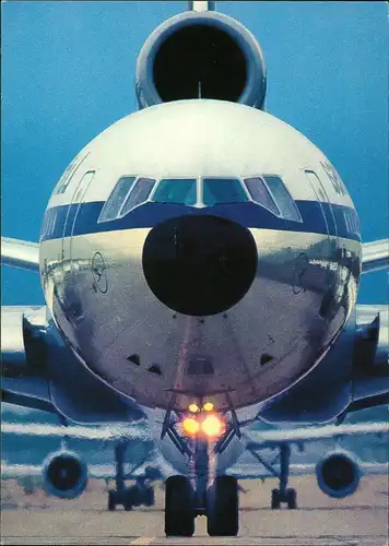 Ansichtskarte  Lufthansa Flugwesen - Flugzeuge draufsicht 1982