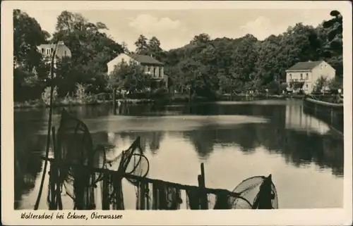 Ansichtskarte Woltersdorf Oberwasser bei Erkner 1956