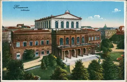 Ansichtskarte Hannover Hoftheater 1914