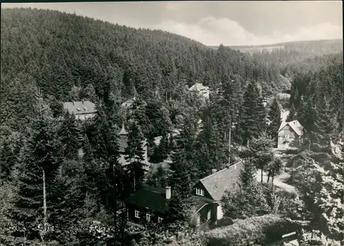 Ansichtskarte Bärenburg-Altenberg (Erzgebirge) Stadtpartie 1972