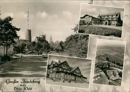 Ansichtskarte Brotterode Großer Inselberg (Thüringer Wald) Mehrbild 1964