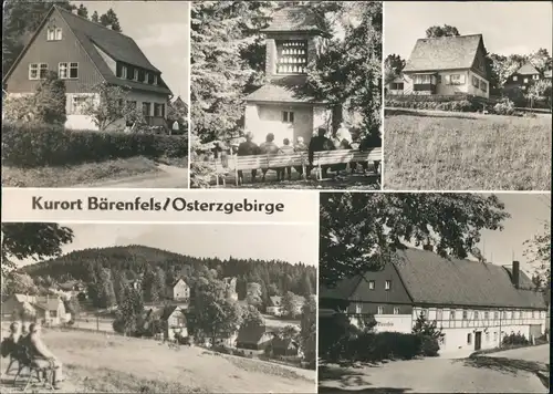 Bärenfels (Erzgebirge)-Altenberg (Erzgebirge) Stadtansichten 1973