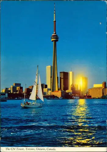 Postcard Toronto CN Tower - Stadt gel Air Mail 1978