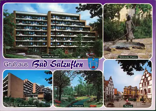 Ansichtskarte Bad Salzuflen Klinik am Kurpark - MB Parkstraße 1981
