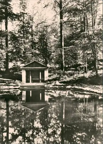 Ansichtskarte Großkochberg Schloss Kochberg Pvillon Park 1976