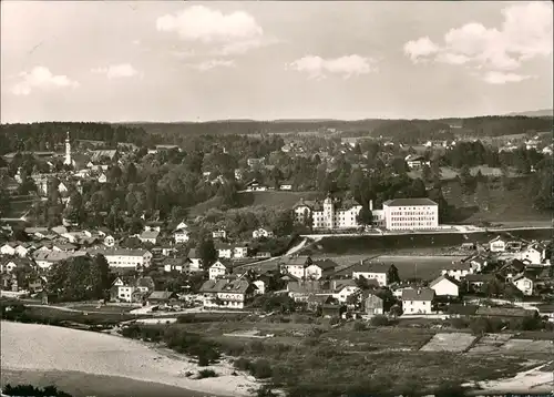 Ansichtskarte Bad Tölz Blick auf das Krankenhaus 1968