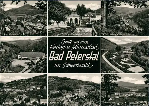 Ansichtskarte Bad Peterstal-Griesbach Stadtansichten 1971