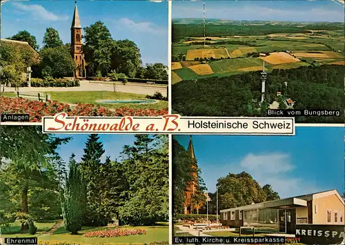 Ansichtskarte Schönwalde am Bungsberg 4 Bild: Luftbild, Stadt 1973